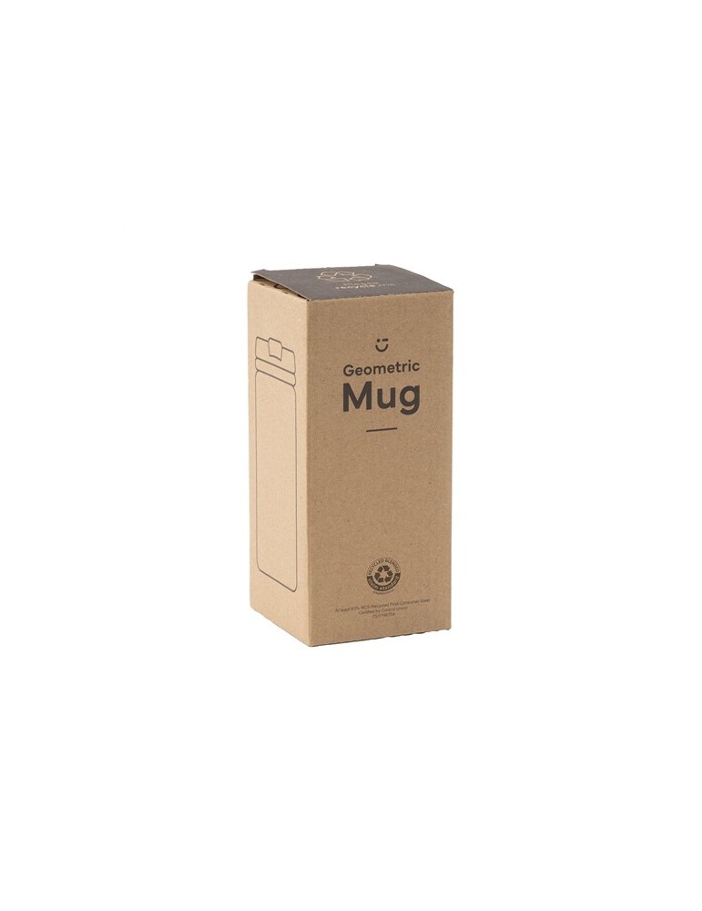 Geometric Mug RCS Recycled Steel 280 ml gobelet iso