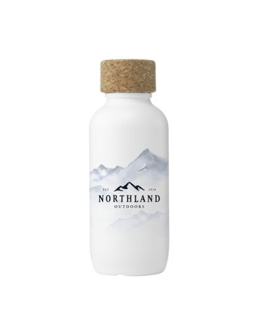 EcoBottle White 650 ml d'origine végétale - fabriquée en EU