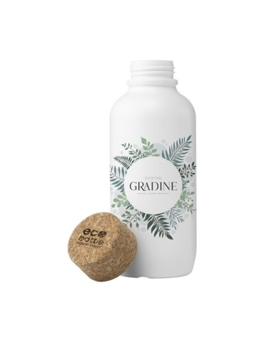 EcoBottle White 650 ml d'origine végétale - fabriquée en EU