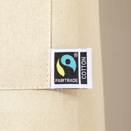 Tablier Éthique et Pratique Personnalisé Zowi Fairtrade pas cher Matières : coton Couleurs : naturel goodies publicitaire événem
