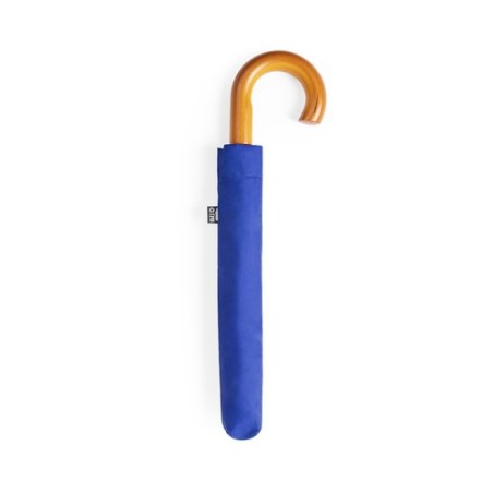 Parapluie Éco-responsable et Pratique Personnalisé pas cher - Branit Matières : PET recyclé Couleurs : bleu marine goodies publi