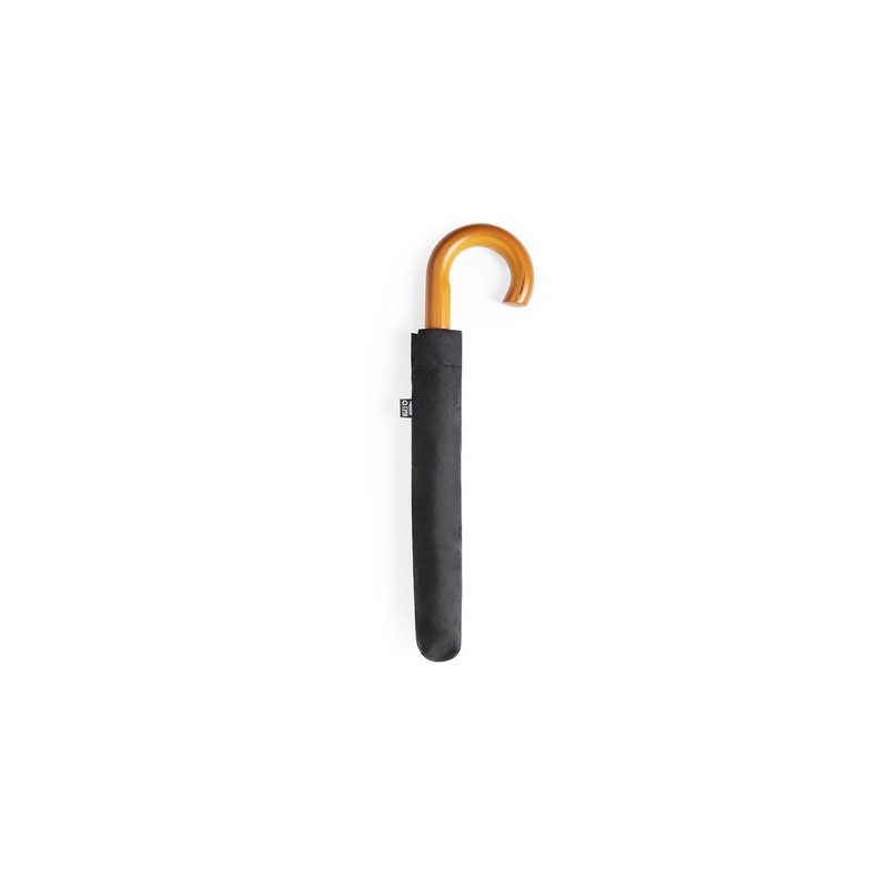 Parapluie Éco-responsable et Pratique Personnalisé pas cher - Branit Matières : PET recyclé Couleurs : bleu marine marquage coul