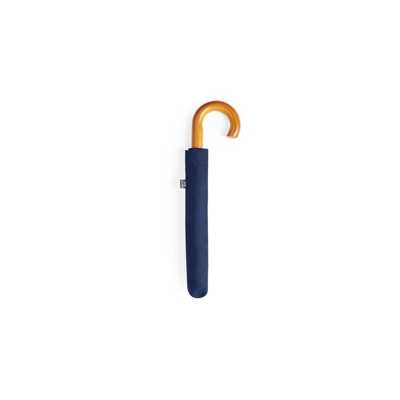 Parapluie Éco-responsable et Pratique Personnalisé pas cher - Branit Matières : PET recyclé Couleurs : bleu livraison express 24