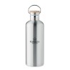Gourde isotherme personnalisée double paroi 1,5L - HELSINKI EXTRA Matières : acier inoxydable Couleurs : argenté mat marquage la
