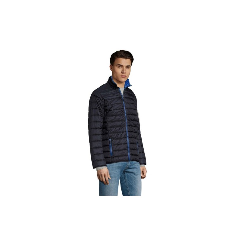 Doudoune personnalisée 180g élégante et performante RIDE MEN Taille textile : XL Couleurs : bleu marine impression logo haute qu
