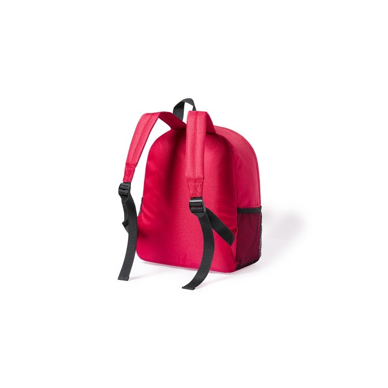 Sac à Dos Durable Personnalisable Maggie Couleurs : rouge Matières : polyester recyclé personnalisable avec votre logo