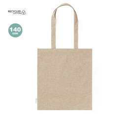 Sac Éco-responsable Personnalisé de Shopping Rassel pas cher Matières : coton recyclé Couleurs : rouge 2