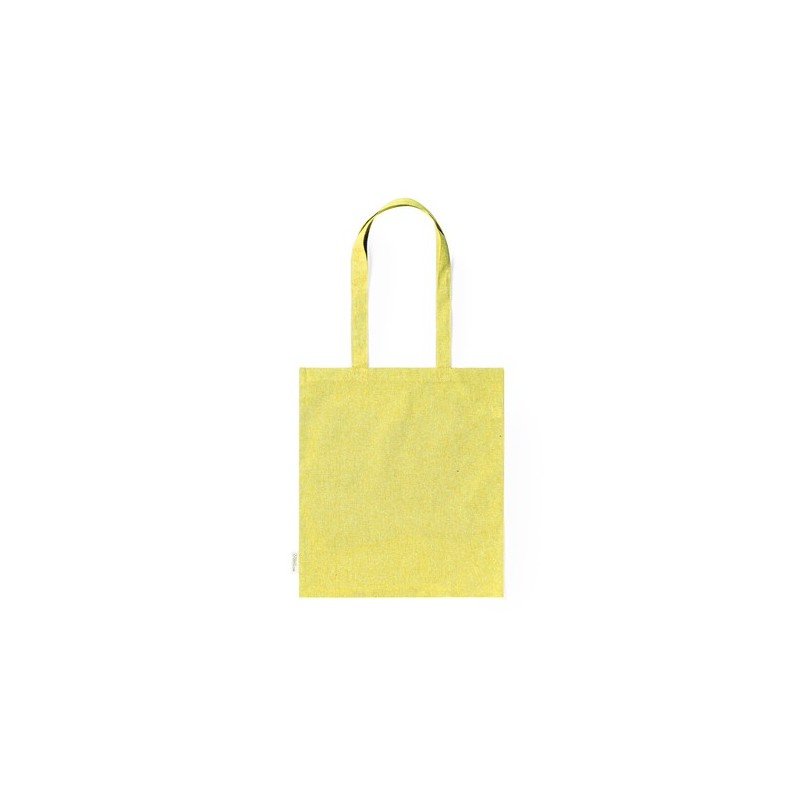 Sac Éco-responsable Personnalisé de Shopping Rassel pas cher Matières : coton recyclé Couleurs : rouge objet promo petit budget