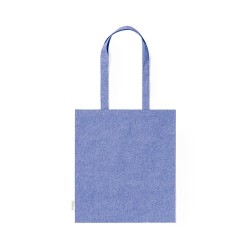 Sac Éco-responsable Personnalisé de Shopping Rassel pas cher Matières : coton recyclé Couleurs : bleu objet promotionnel éco-res