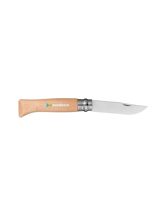 Opinel Inox No 08 couteau de poche en étui à couteau