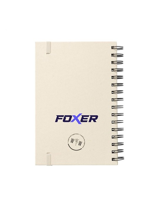 Sugarcane Bagasse Spiral Notebook A5 carnet