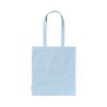 Sac Éco-responsable Personnalisé de Shopping Rassel pas cher Matières : coton recyclé Couleurs : bleu clair personnalisable avec