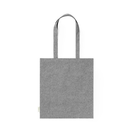 Sac Éco-responsable Personnalisé de Shopping Rassel pas cher Matières : coton recyclé Couleurs : bleu clair goodies publicitaire