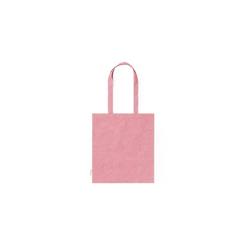 Sac Éco-responsable Personnalisé de Shopping Rassel pas cher Matières : coton recyclé Couleurs : bleu clair marquage laser ultra