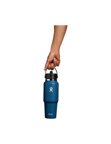 Hydro Flask Wide Mouth Travel Bottle with Flex Straw Cap 946 ml bouteille d'eau