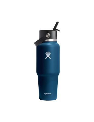 Hydro Flask Wide Mouth Travel Bottle with Flex Straw Cap 946 ml bouteille d'eau