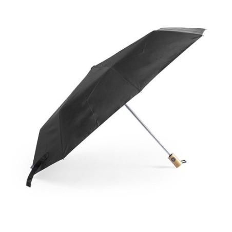 Parapluie Éco-responsable Personnalisé pas cher - Keitty Matières : PET recyclé Couleurs : bleu marine accessoire événementiel u
