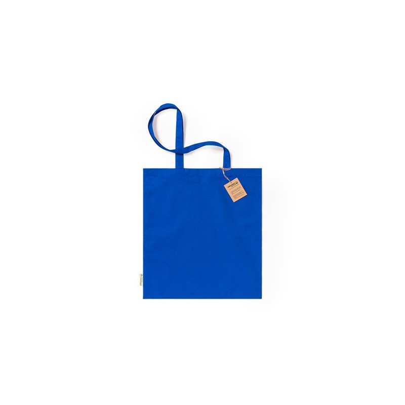 Sac Éco-responsable Personnalisé de Shopping - Klimbou Matières : coton organique Couleurs : bleu