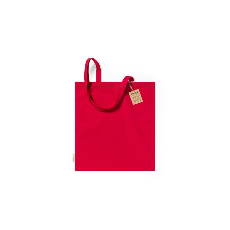 Sac Éco-responsable Personnalisé de Shopping - Klimbou Matières : coton organique Couleurs : bleu personnalisable avec votre log