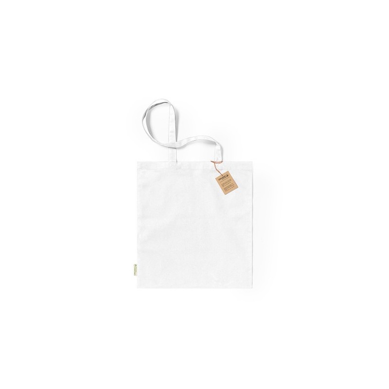 Sac Éco-responsable Personnalisé de Shopping - Klimbou Matières : coton organique Couleurs : bleu goodies entreprise design