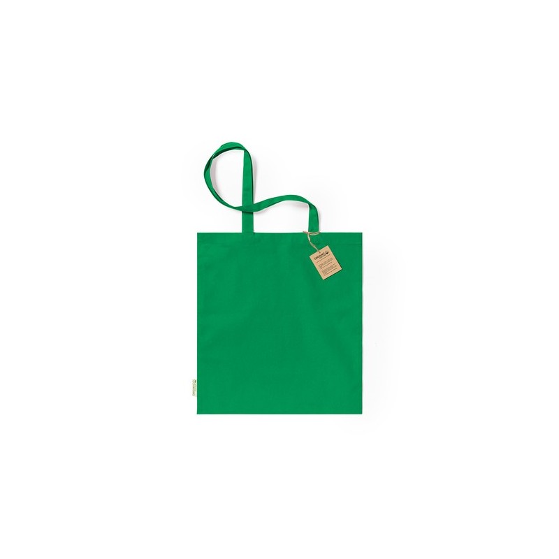 Sac Éco-responsable Personnalisé de Shopping - Klimbou Matières : coton organique Couleurs : bleu personnalisable avec votre log
