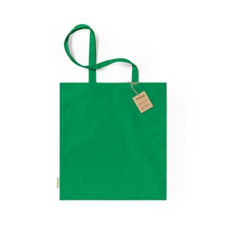 Sac Éco-responsable Personnalisé de Shopping - Klimbou Matières : coton organique Couleurs : bleu personnalisable avec votre log