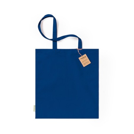 Sac Éco-responsable Personnalisé de Shopping - Klimbou Matières : coton organique Couleurs : bleu impression haute définition