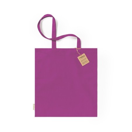Sac Éco-responsable Personnalisé de Shopping - Klimbou Matières : coton organique Couleurs : bleu personnalisation sur mesure