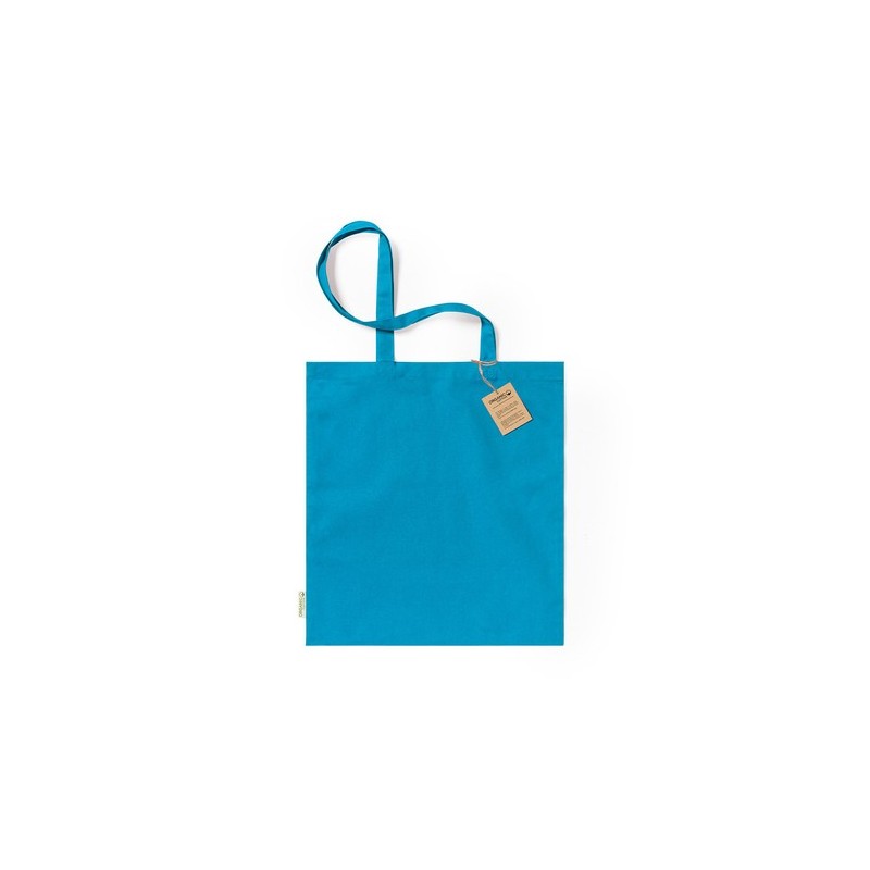 Sac Éco-responsable Personnalisé de Shopping - Klimbou Matières : coton organique Couleurs : bleu accessoire événementiel unique