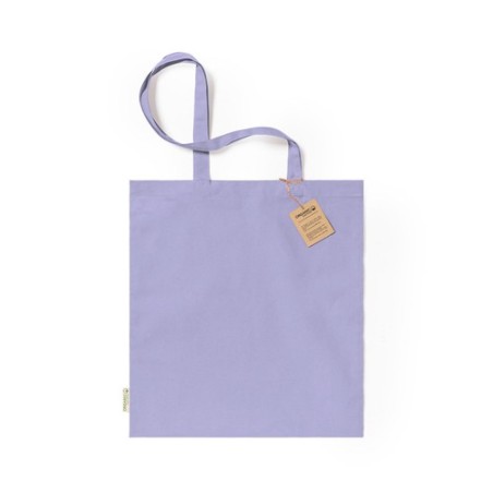 Sac Éco-responsable Personnalisé de Shopping - Klimbou Matières : coton organique Couleurs : bleu cadeau collaborateur premium