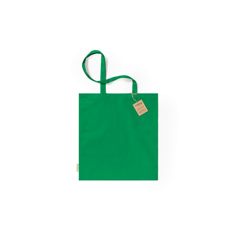 Sac Éco-responsable Personnalisé de Shopping - Klimbou Matières : coton organique Couleurs : bleu goodies entreprise design