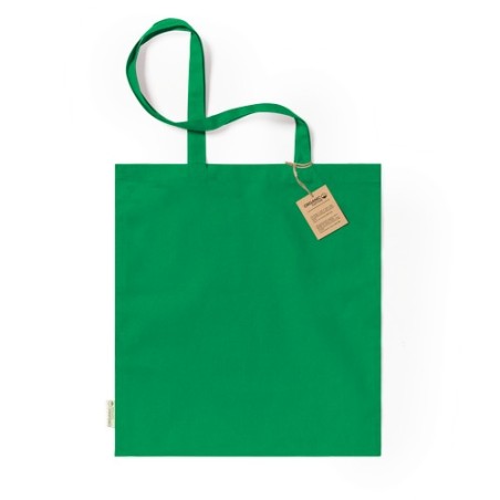 Sac Éco-responsable Personnalisé de Shopping - Klimbou Matières : coton organique Couleurs : bleu goodies entreprise design
