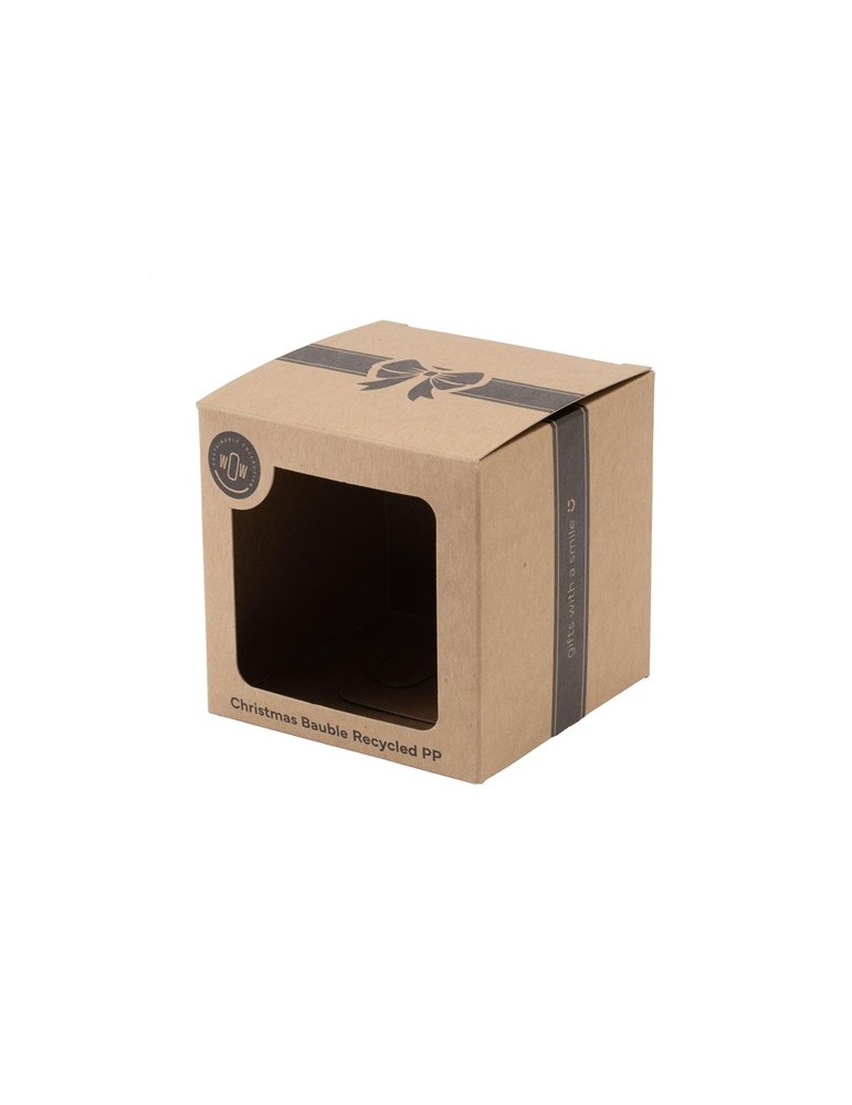 Boule de Noël Ø7cm Recycled PP Box - Made in Europe