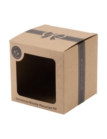 Boule de Noël Ø7cm Recycled PP Box - Made in Europe