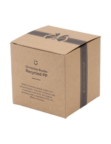 Boule de Noël Ø7cm Recycled PP Box - Made in Europe