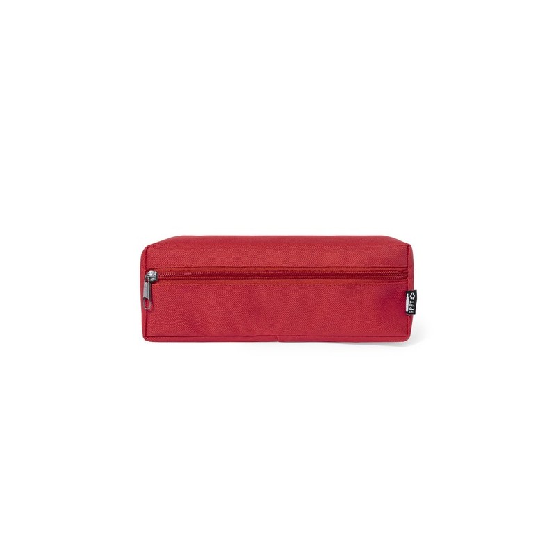 Trousse Éco-responsable Personnalisée en Polyester Recyclé - Yeimy Couleurs : rouge Matières : polyester recyclé cadeau entrepri