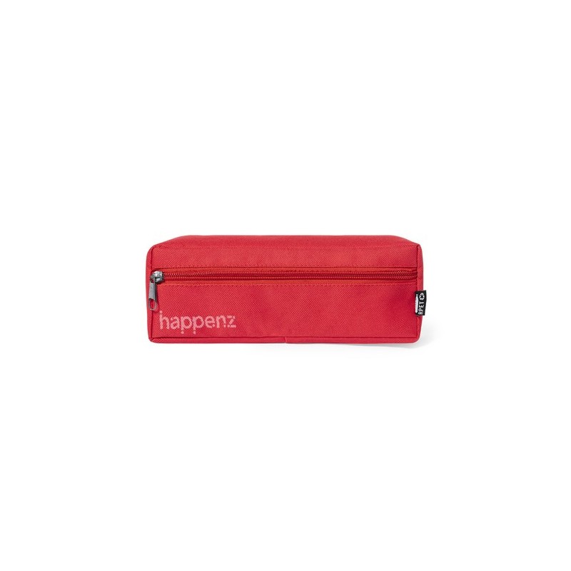 Trousse Éco-responsable Personnalisée en Polyester Recyclé - Yeimy Couleurs : rouge Matières : polyester recyclé personnalisatio