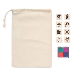 Set de 8 tampons en bois STAMPIE