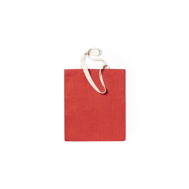 Sac Shopping Résistant Personnalisé Brios Matières : coton Couleurs : rouge impression logo haute qualité