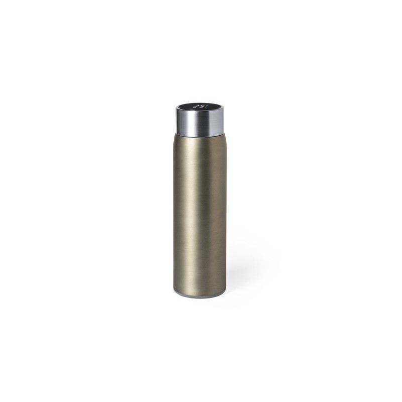 Bouteille Isotherme Personnalisée 500 ml Éco-responsable Kenay Matières : acier inoxydable Couleurs : argenté impression haute d