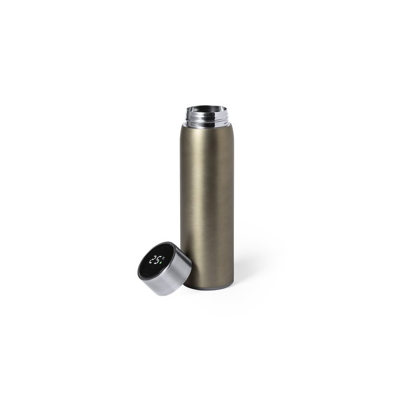 Bouteille Isotherme Personnalisée 500 ml Éco-responsable Kenay Matières : acier inoxydable Couleurs : argenté livraison express 