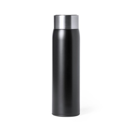 Bouteille Isotherme Personnalisée 500 ml Éco-responsable Kenay Matières : acier inoxydable Couleurs : argenté impression logo ha
