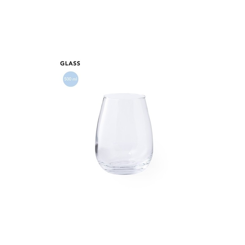 Verre Hernan - Gobelet Design en Verre Personnalisable