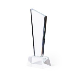 Trophée en verre personnalisé Coupe Lanton Matières : verre cadeau entreprise pas cher