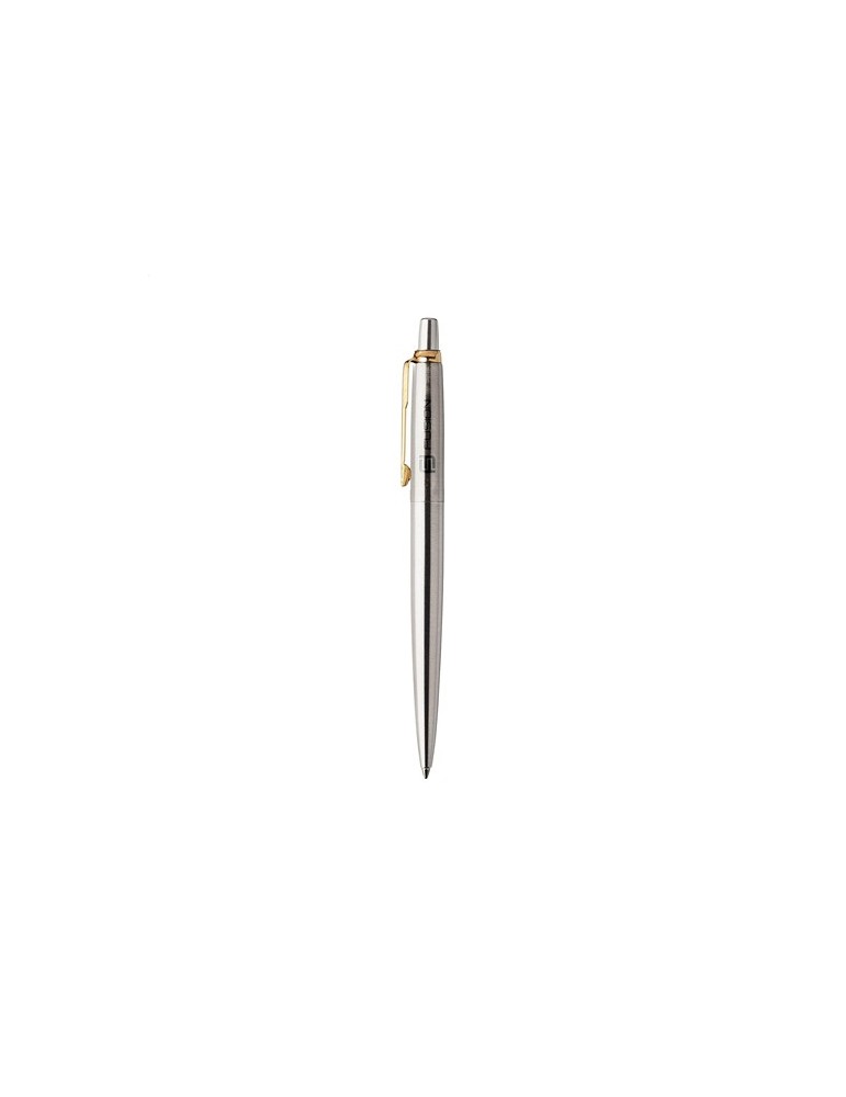 Parker Jotter Stylo recyclé en acier inox - bleu