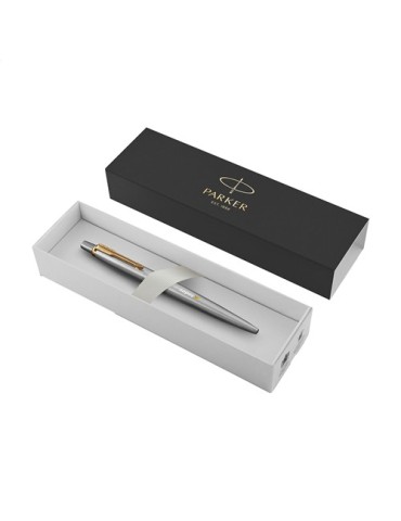 Parker Jotter Stylo recyclé en acier inox - bleu