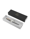 Parker Jotter Stylo recyclé en acier inox - bleu