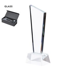 Trophée en verre personnalisé Coupe Lanton Matières : verre goodies publicitaire événementiel