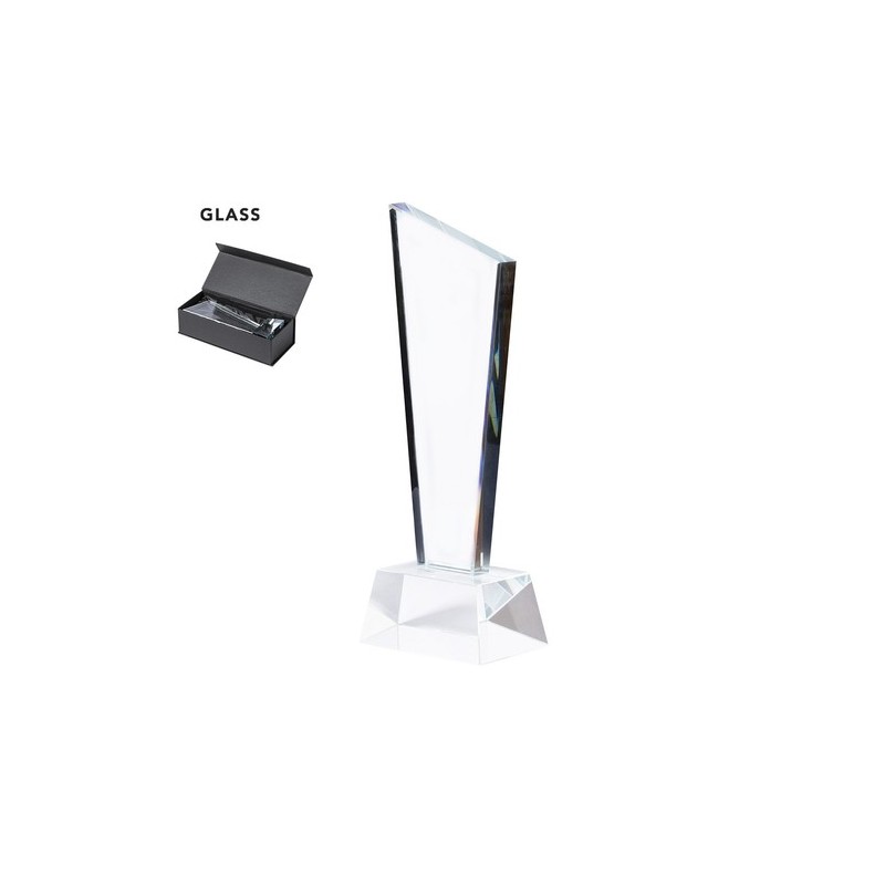 Coupe Lanton : Trophée en verre élégant Personnalisé