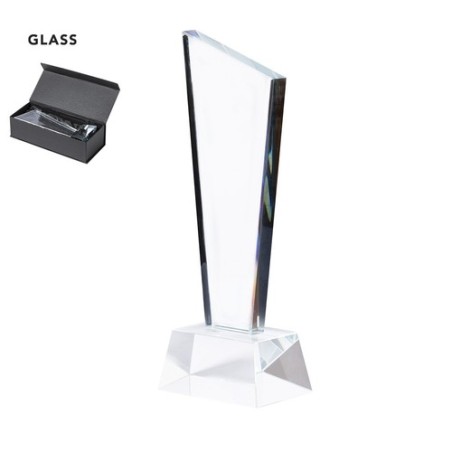 Trophée en verre personnalisé Coupe Lanton Matières : verre goodies publicitaire événementiel